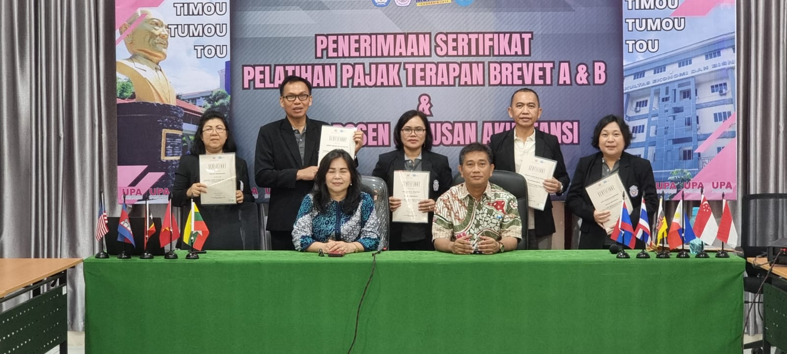 Penerimaan Sertifikaf Pelatihan Pajak Terapan Brevet A & B